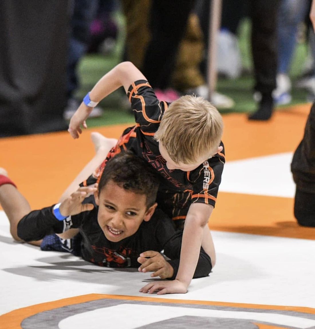 Younger students in a Mini Goons class
